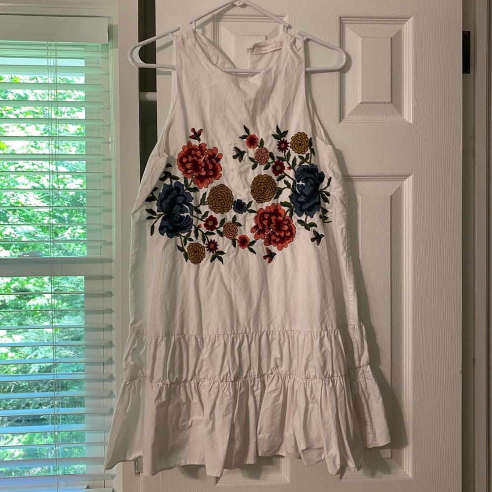 Zara white dress